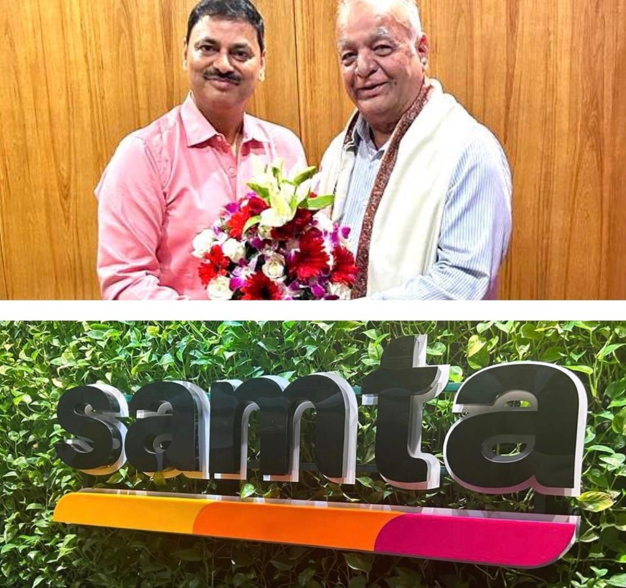 With Purushottam Agrawal (Chairman, Samta Group)