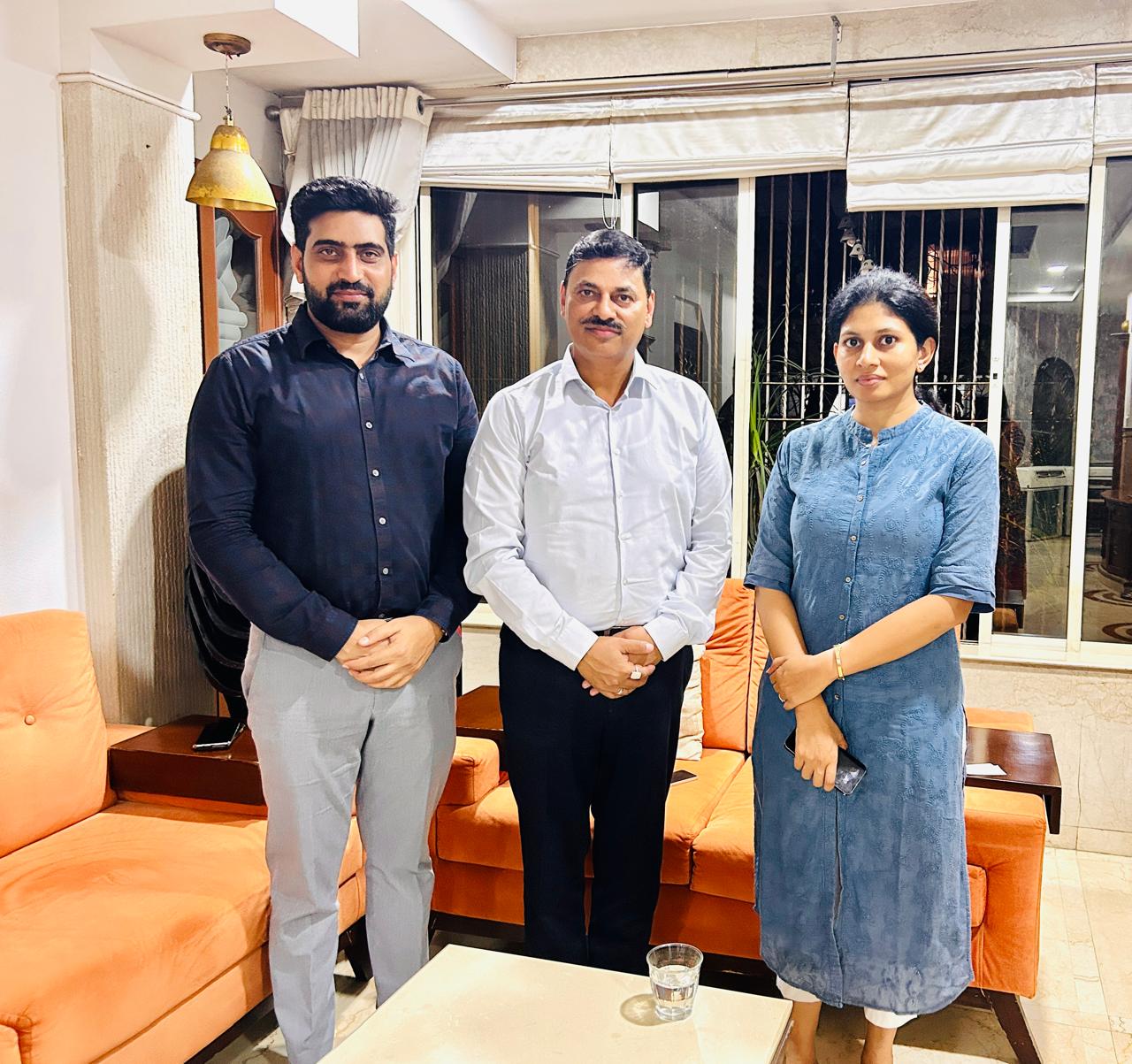 With Smt. Raksha Nikhil Khadse