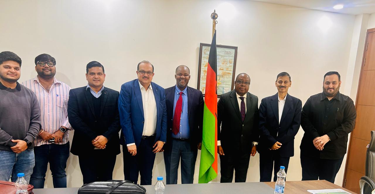 With Malawi Leonard Senza, Mengezi High Commissionor of Malawi