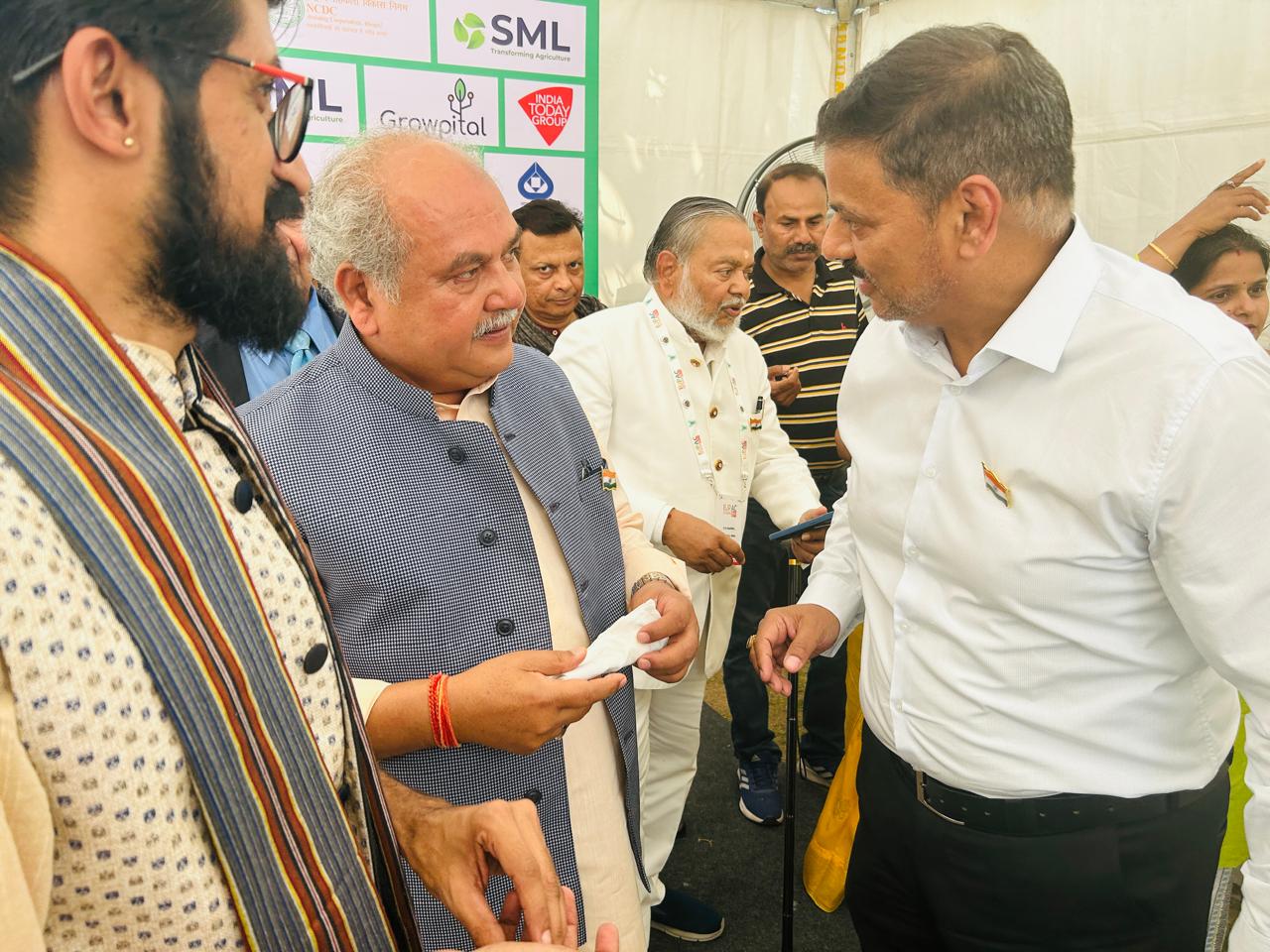 With Narendra Singh (Ex Union Minister of Agriculture and Farmer's Welfare)